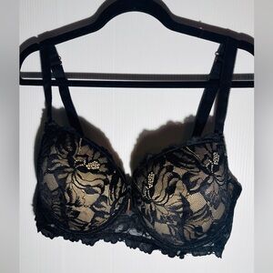 Black Lace Bra